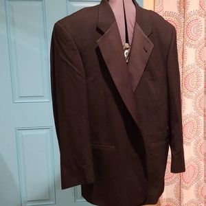 Perry Ellis 2 button black tuxedo jacket 44 reg